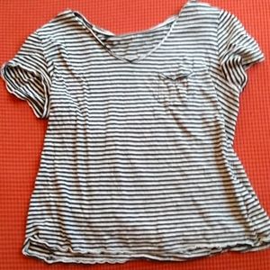 Black and white striped shirt
